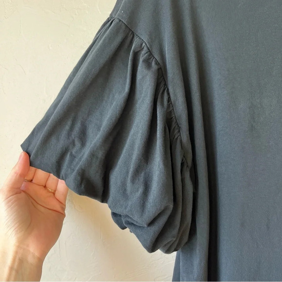 Ragdoll Los puff bubble sleeve cotton minimalist classic top shirt boho cottage - Picture 4 of 9